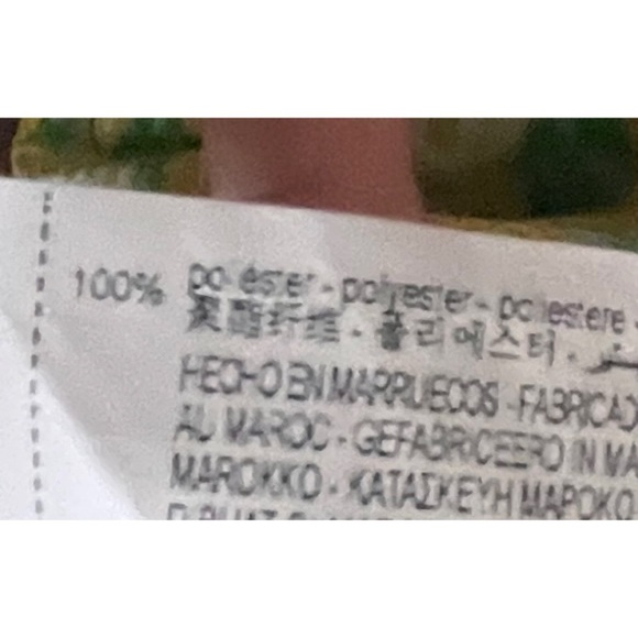 NWOT Zara Vibrant Green and Yellow Wrap Dress, Size XS - Picture 15 of 15